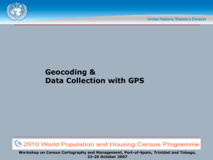 Geocoding Systems - United Nations Statistics Division