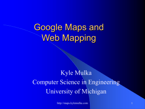 Google Maps and Geographic Information Systems