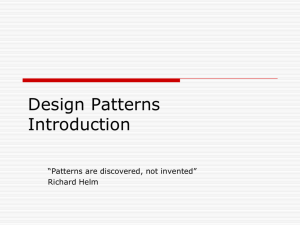 Design Patterns Introduction