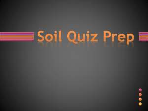Soil Quiz Prep