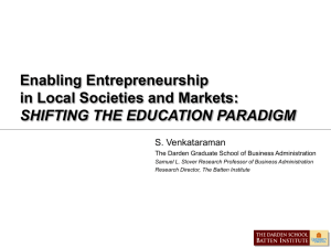 Entrepreneurship Education