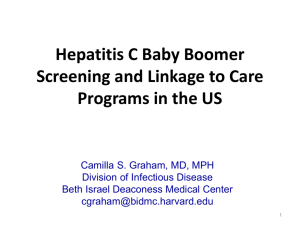 HCV Baby Boomer Screening & Linkage to Care Programs