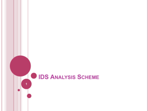 IDS Analysis Scheme