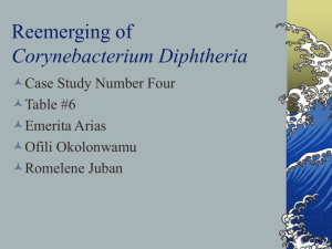 corynebacterium diphtheria