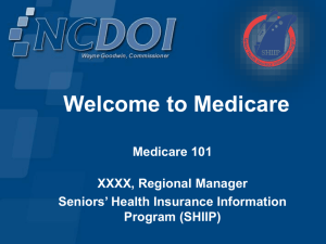 Welcome to Medicare