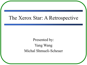 The Xerox Star: A Retrospective