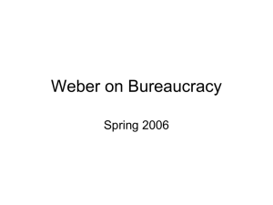Weber-on-Bureaucracy