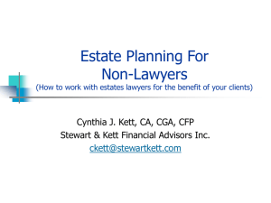 Estate Planning For Non-Lawyers