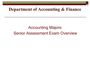 Department of Accounting & Finance