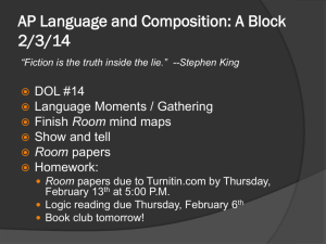 AP Language and Composition: A Block 2/3/14