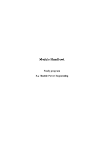Module handbook
