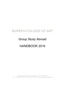 Group Study Abroad Handbook 2016