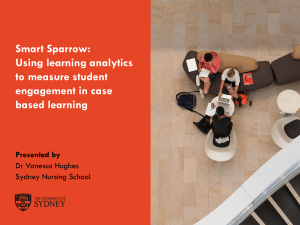 Smart Sparrow - Institute for Teaching and Learning
