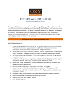 systems administrator