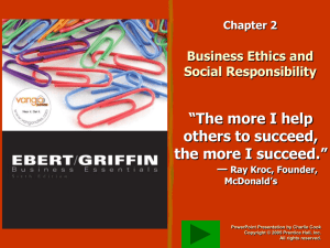 Business Essentials 5e. - Ebert and Griffin
