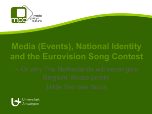 National Identity and the Eurovision Song Contest