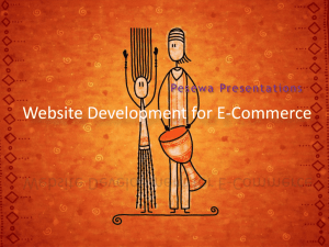 Website Development for E-Commerce