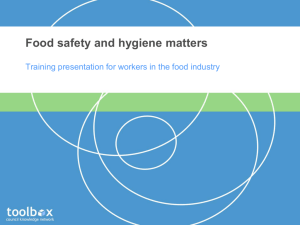 Food Hygiene Training - lgtoolbox.qld.gov.au