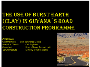 Uses and Perception of Burnt Earth (clay)