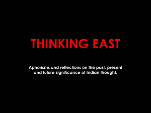 Thinking East - THE NEW YOGA