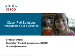 IPv6 Netacad - Cisco Systems