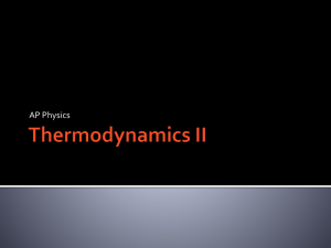 Thermodynamics II