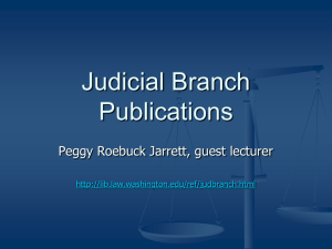 Judicial Branch Publications