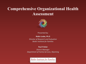 Comprehensive Organizational Health Assessment