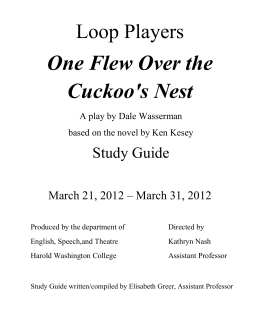 One flew over the cuckoos nest essay