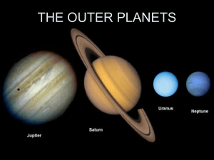 THE OUTER PLANETS