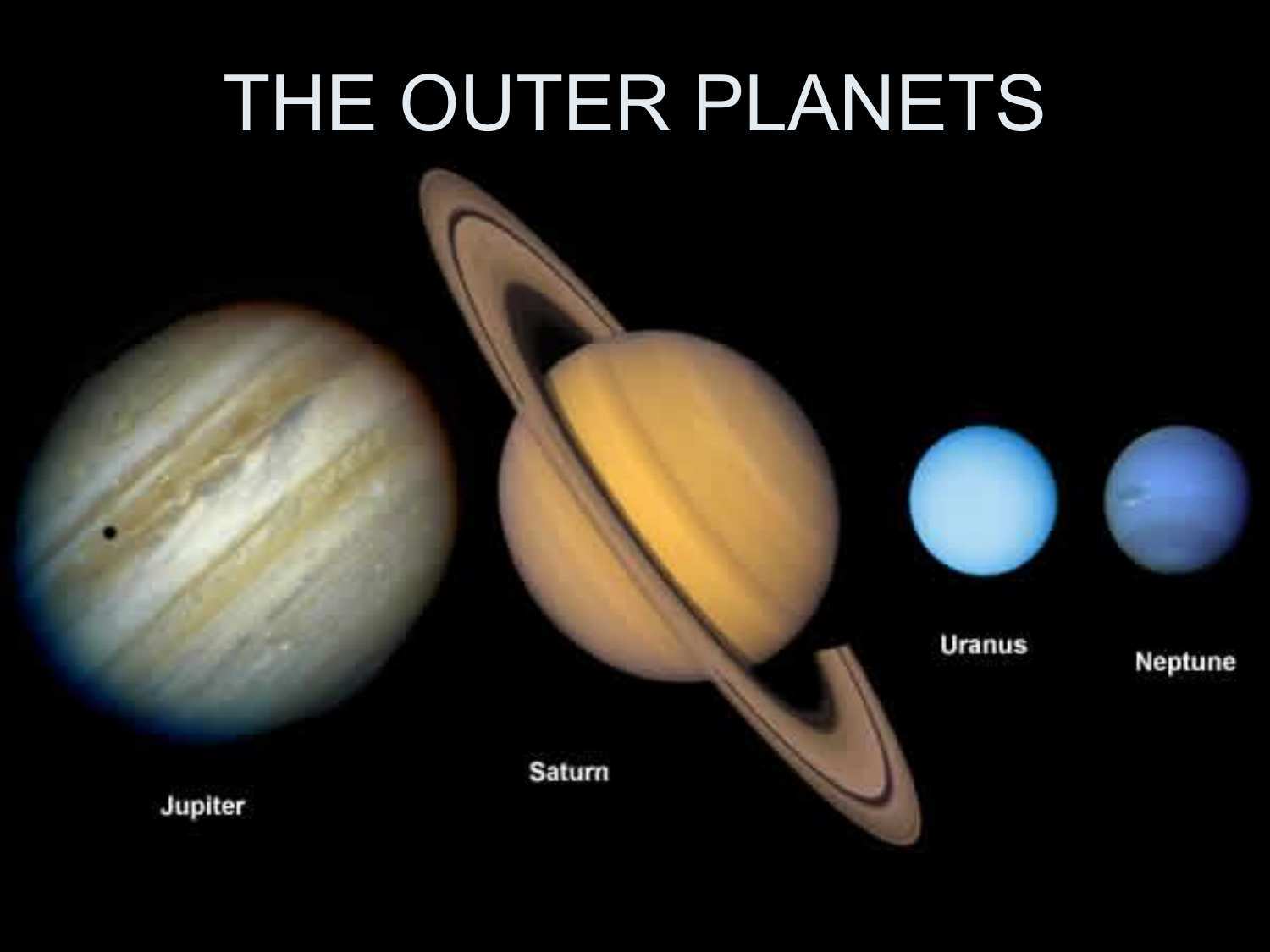 of outer planets composition OUTER PLANETS THE