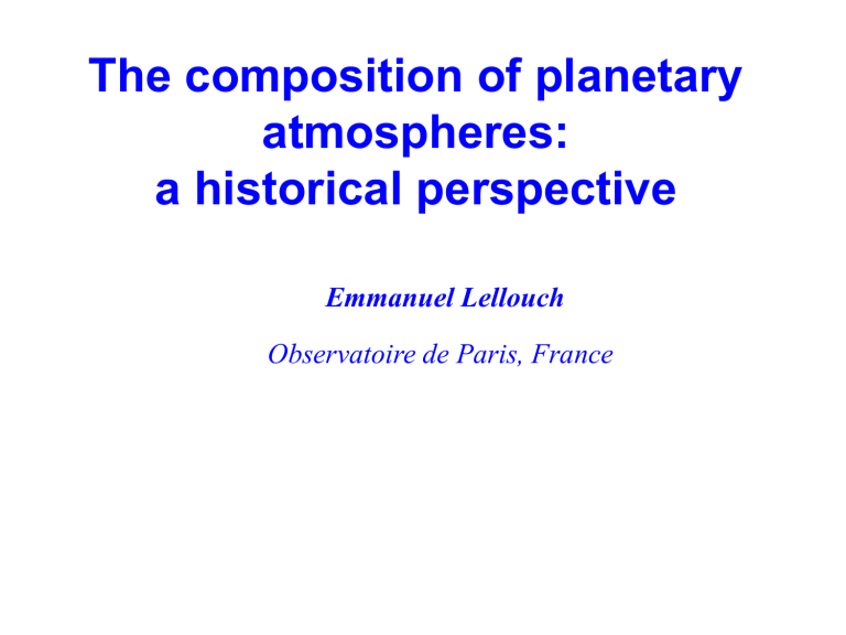 the-composition-of-planetary-atmospheres-a-historical