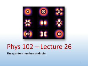 Phys 102 * Lecture 2