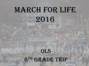 March for Life 2016