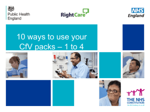 10 ways to use your CfV packs * 1 to 4