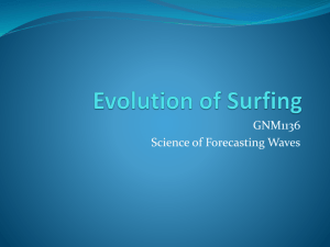 Evolution of Surfing