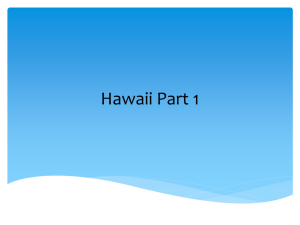 Hawaii Part 1