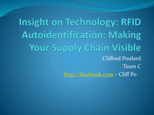 RFID Autoidentification