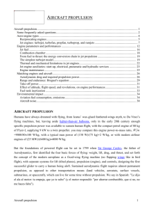 Aircraft propulsion