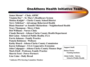 OneAthens Health Initiative Team