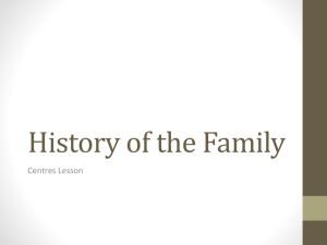 HHS Lesson 4 Families in History Answers