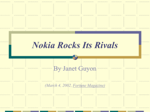 Nokia Rocks Its Rivals