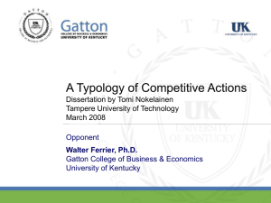 Ferrier HSE Presentation - Gatton College of Business and Economics