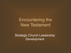 Encountering the New Testament - Shadow Mountain Community