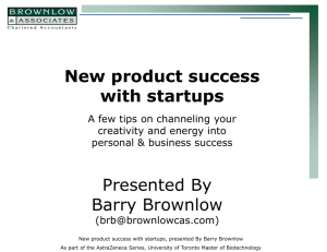 New product success with startups