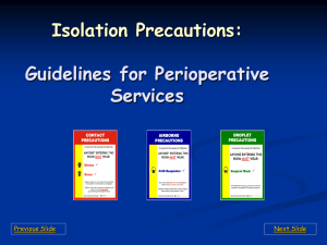 What are Isolation Precautions? - Vanderbilt University Medical Center