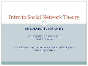 Workshop slides - Political Networks Conference