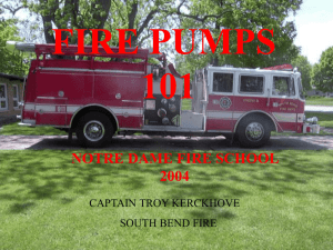 fire pumps 101 - Fire Engineering Training Community