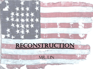 Reconstruction - Steven Lin's Websites