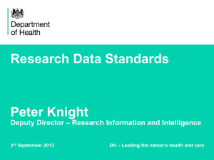 Research Data Standards